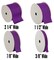 Threadart Grosgrain Ribbon Rolls - 10 yd rolls - 4 Widths 25 Colors - Solid Colors Ribbed Pattern - For Bows, Decorations, Hair Clips, and More